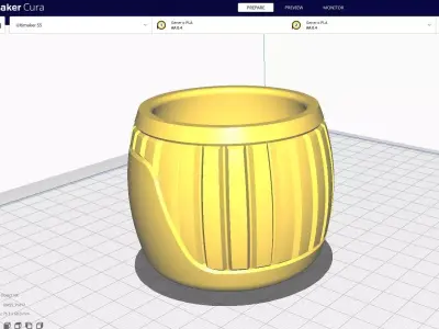 Garden Pot 17 3D print model