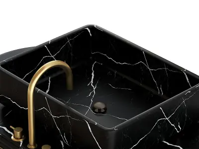 KOI SINGLE VANITY CABINET 3D model