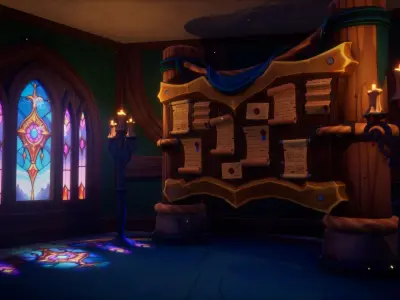 Emberheart Tavern - Stylized Modular Asset Kit for Unreal Engine Low-poly 3D model