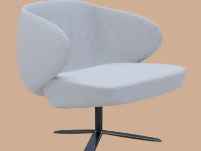 MODERN CHAIR Free low-poly 3D model