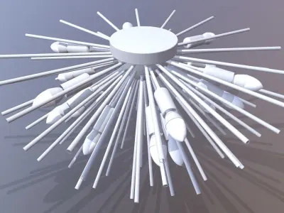 Ceiling Light 3D model purchase