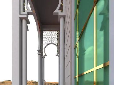 Andalusia Villa - Oriental Villa 3D model