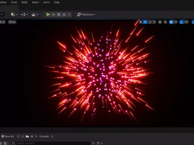 Unreal engine 5 FX animation2 3D model