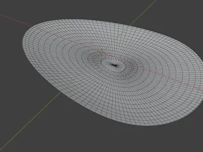 Egg shape plate 3D model