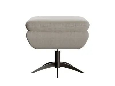 Welsh Upholstered Ottoman 3D model