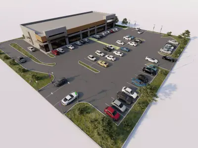 Parking-Parking Lot 3D model