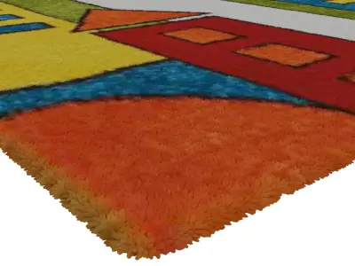 Rug Set 1002 3D model