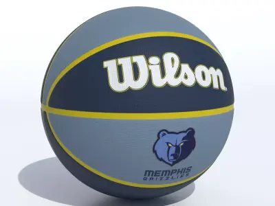 Wilson Memphis Grizzlies Basketball 3D model