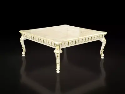 Honey onyx coffee table by Modenese 3D model