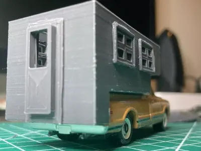 Greenligt Chevrolet C-10 Pickup Camper  3D print model