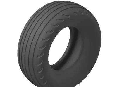 Plastic Automotive Truck Tyre Toy 3D model