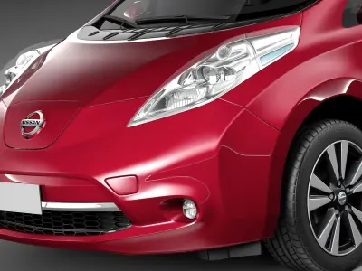 Nissan LEAF 2014 3D model