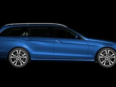 Mercedes Benz E class T model 2014  3D model