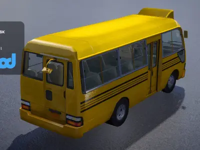 HK Van Left-Hand Drive 002 3D model