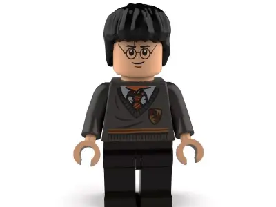 HarryPotterUniform lego harry potter with glasses 3D model