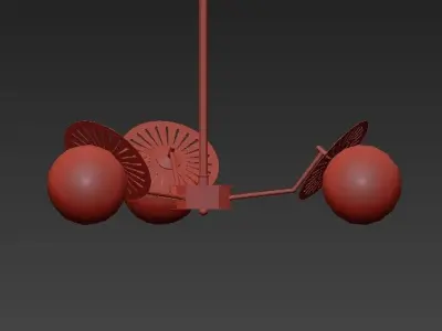 Balls  Discs Circle 3 3D model
