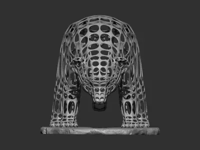 Bear 3d print model 3D model