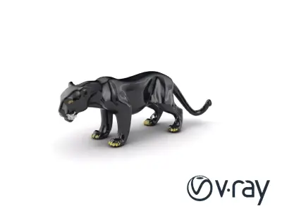 ShadowFlit Panther 3D model pack Low-poly 3D model