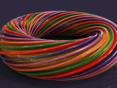 Torus shape Free 3D model