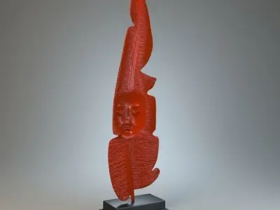 Sculpture poet s soul 3D model
