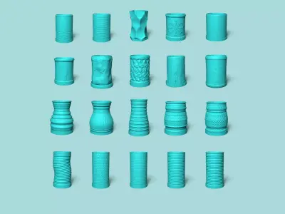 20 Vase with Plate Collection - Plant Pot - Home Decor