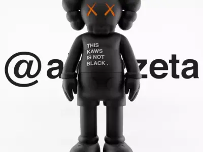 Kaws Off White Companion 1 Textured Low-poly 3D model