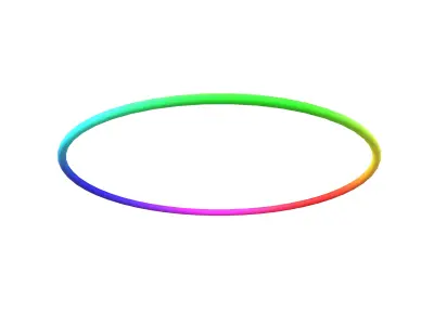 Body Hoops V1 003 Low-poly 3D model