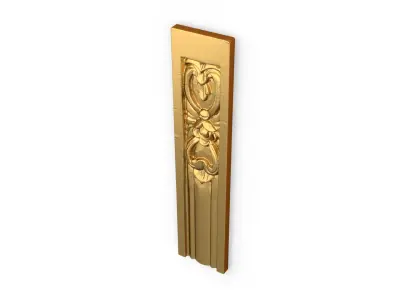 Classic decor ornament carved 34 3D model