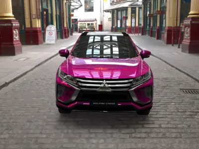  exterior mitsubishi eclipse cross several colors 3D model