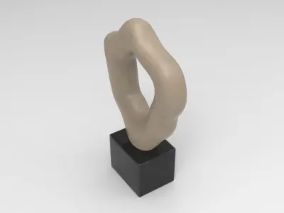 Pino Vase Low-poly 3D model