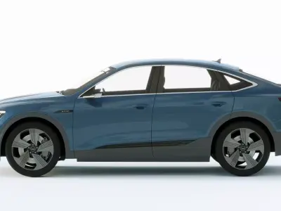Audi E-Tron Sportback 2021 3D model
