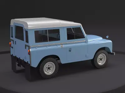 Land Rover Series III Short Wheelbase 3D model