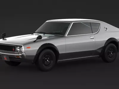 Nissan Skyline GT-R KPGC110 3D model
