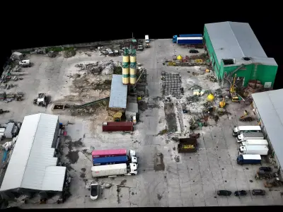 factory terrain industrial construction-site photogrammetry Low-poly 3D model