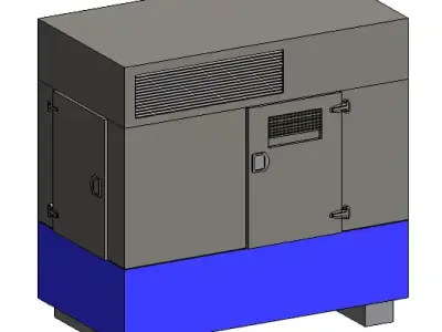 MOTOGENERADOR SELMEC 3D model