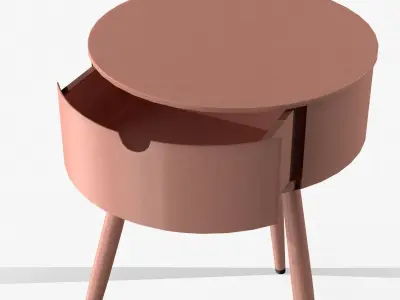 Mitzi kids Nightstands Pack 2 Low-poly 3D model