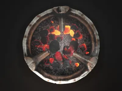 Traditional moroccan oven - Majmar 3D model