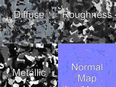 Classic Mustang Car 3D Model with Wild Spirit Low-poly 3D model