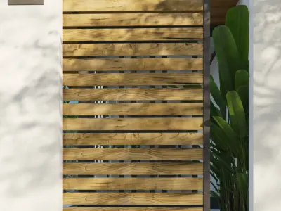 exterior Container House Low-poly 3D model