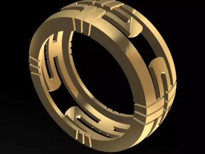 Bvlgari Ring  3D print model