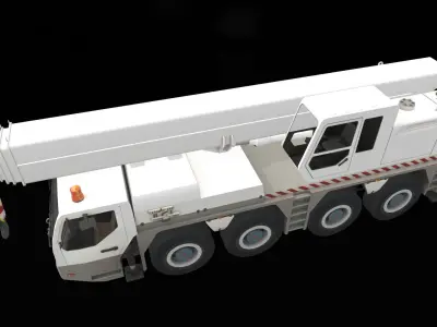 Crane Low-poly 3D model