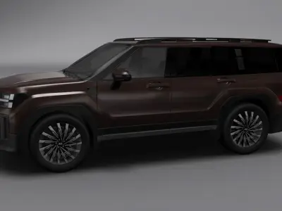 Hyundai Santa Fe 2024 3D model