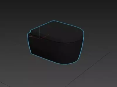 Black luxury toilet Texture