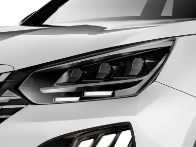 Peugeot e-2008 2024 3D model