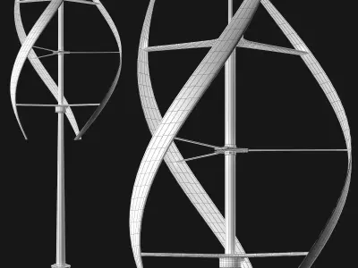 Vertical wind turbine  3D model