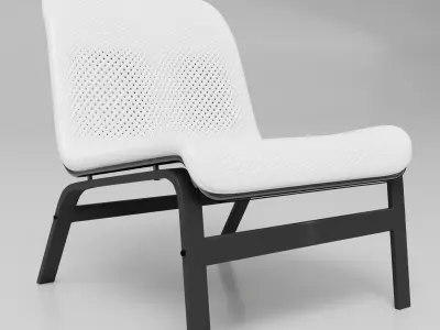 Mesh Lounge Chair 3D model