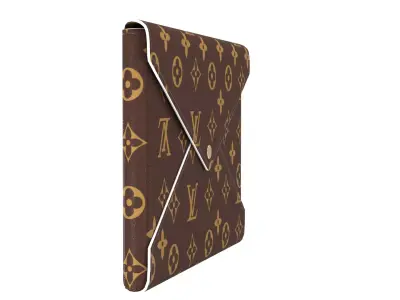 Louis Vuitton Kirigami Pochette wallet bag 3D Model Free low-poly 3D model