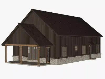 Barndominium House 005 -Archimple LLC 3D model