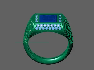 STL 3DM Gents Rings Ready Models Mens Rings 3D print model 3D print model
