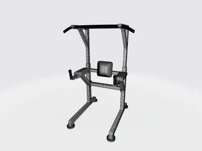 Horizontal bar 3D print model